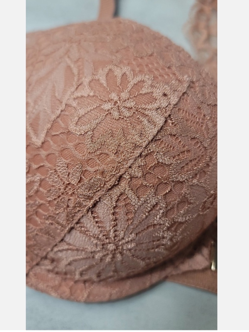 NWT Auden Lace Plunge Push Up Racerback Bra Sz 38C - Picture 2 of 9
